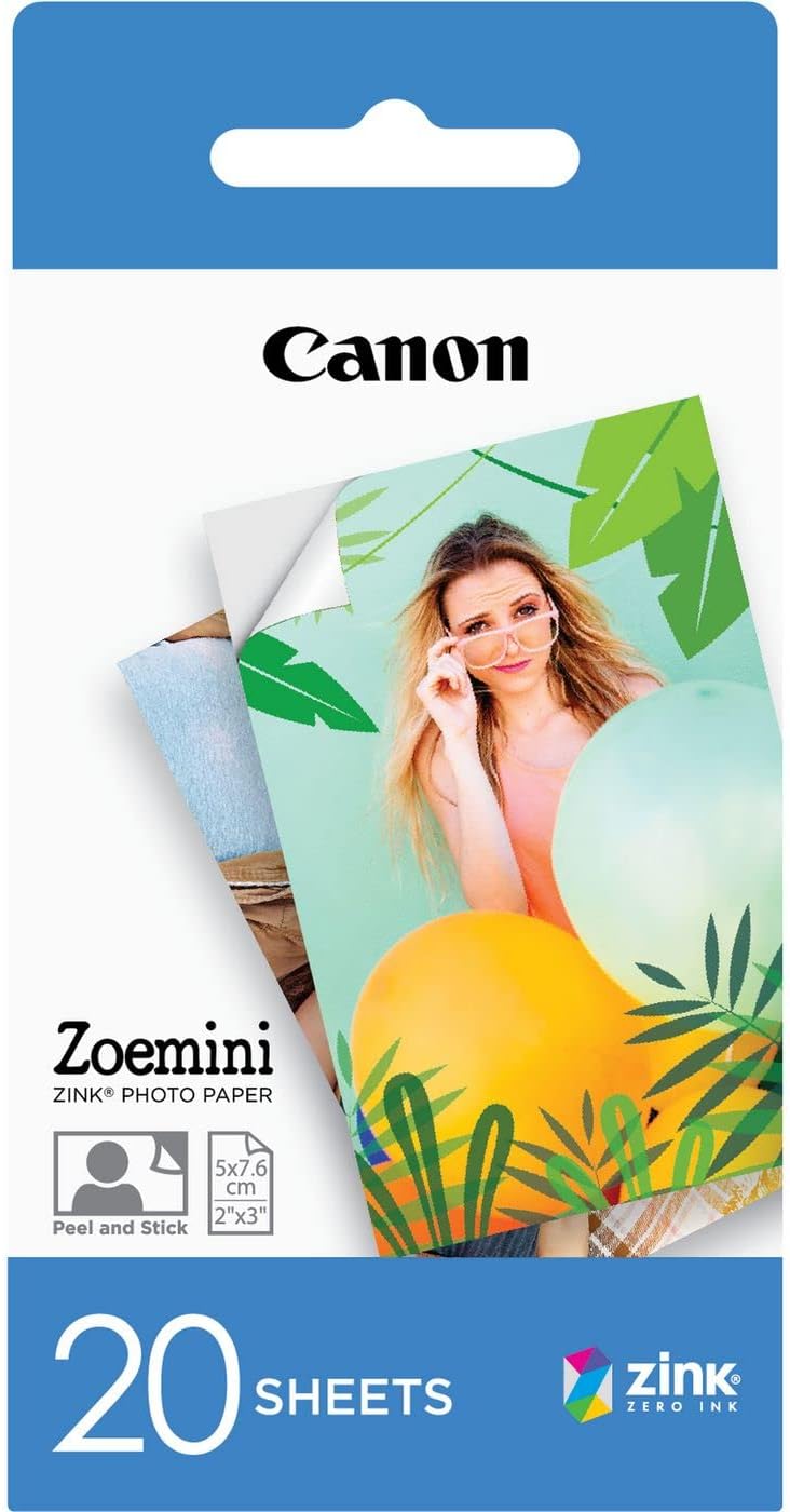 Canon Zoemini 2 Mini Fotodrucker mobil tragbar unterwegs Hosentasche Printing KIT &amp; ZP-2030 Original