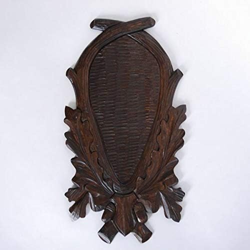 GTK - Geweihe & Trophäen KRUMHOLZ Trophäenschild geschnitzt für Rothirsch Hirschgeweih Hirsch
