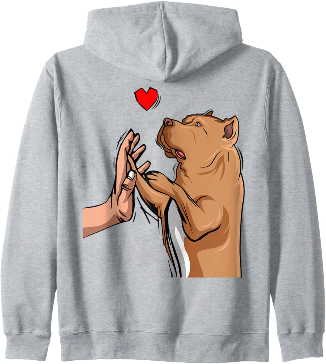 Pitbull Liebe Mom Frauchen Pittie Hund Kapuzenjacke