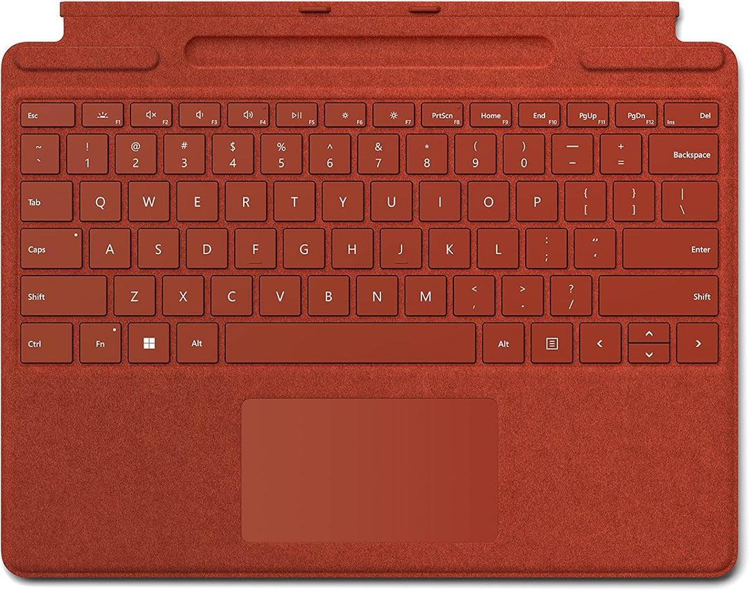 Microsoft Surface Pro 8 / 9 / X Signature Keyboard Mohnrot Mohnrot Keyboard Single, Mohnrot Keyboard