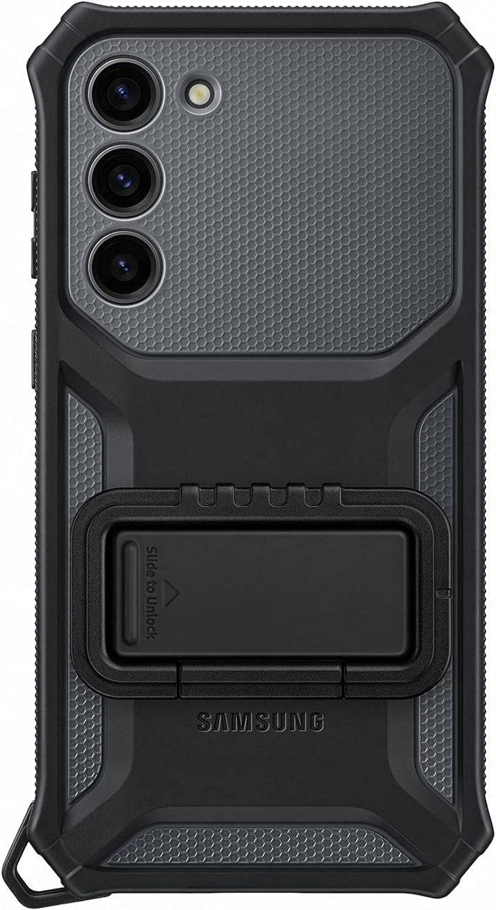 Samsung Rugged Gadget Smartphone Case EF-RS916 für Galaxy S23+, Handy-Hülle, Standfuss, Kratzfest, F