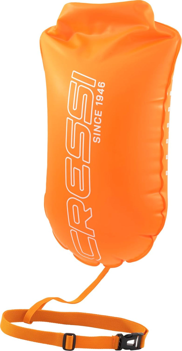 CRESSI Glide Pro/Swim Buoy 28L - Signalboje aufblasbar, praktisch und kompakt für maximale Sichtbark