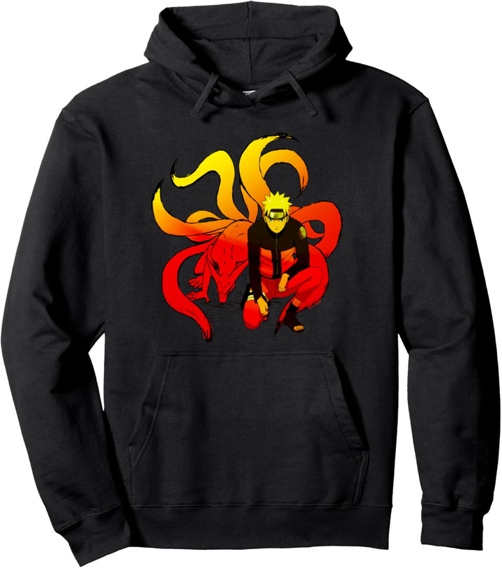 Naruto Shippuden Naruto and 9 Tails Pullover Hoodie