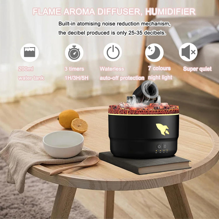 Cannon Blast Aroma Humidifier, Aromatherapie-Luftbefeuchter mit 2 Nebel-Modi, mit Timer für Zuhause