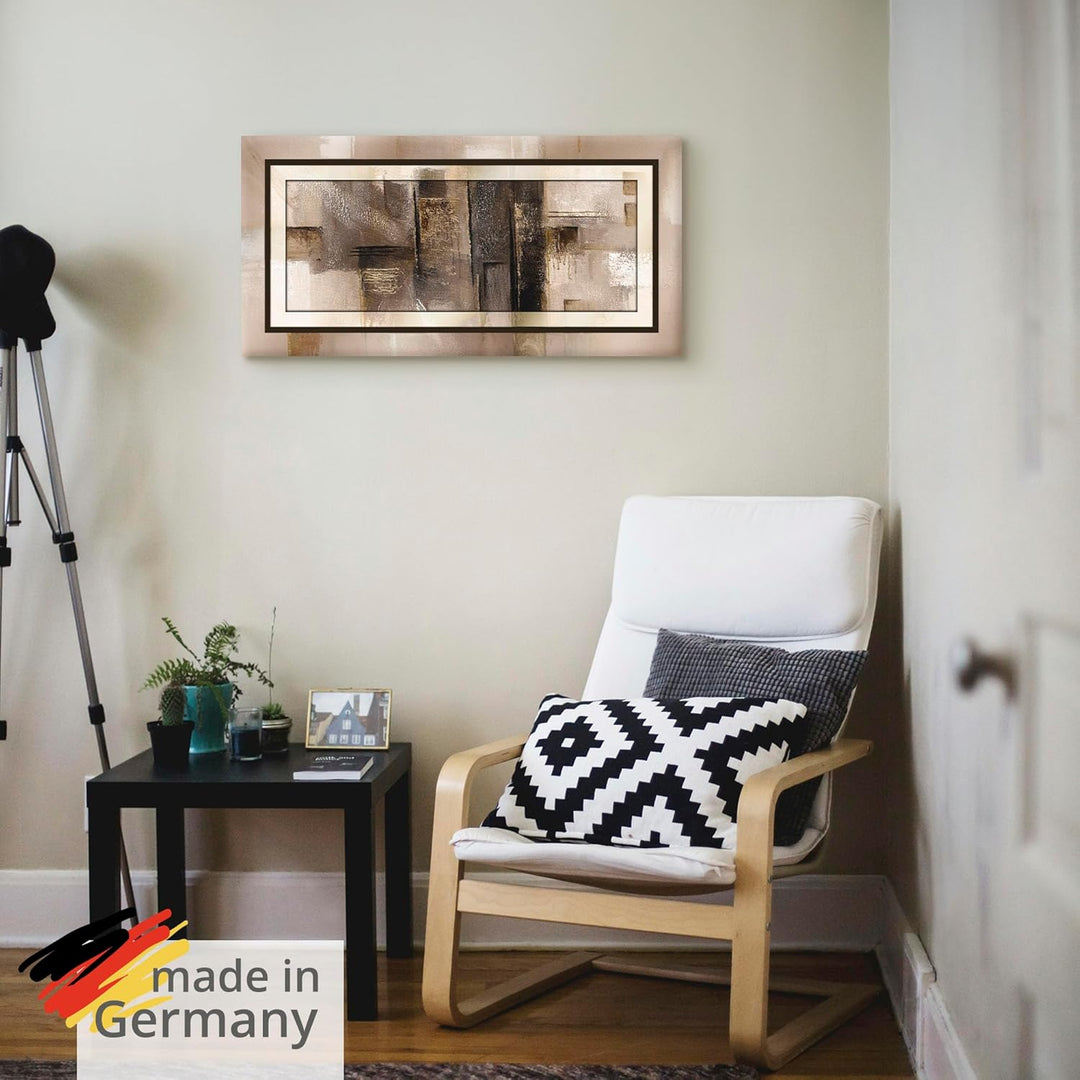 ARTland Leinwandbilder Wandbild Bild auf Leinwand 100 x 50 cm Abstrakte Motive Muster Formen Digital