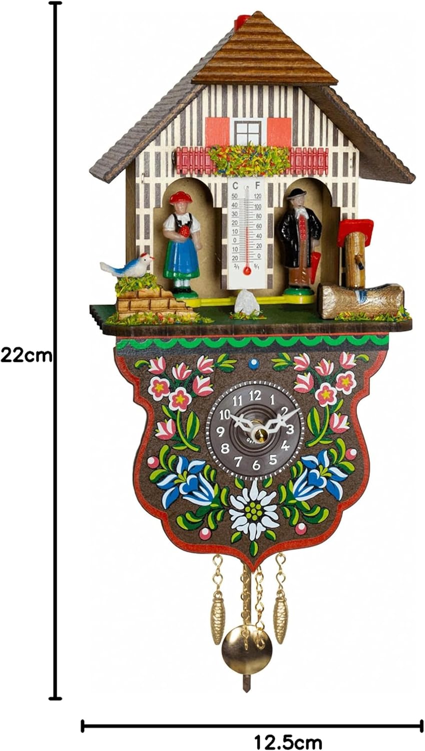 Trenkle Schwarzwalduhr Schwarzwaldhaus Wetterhaus TU 805 PQ