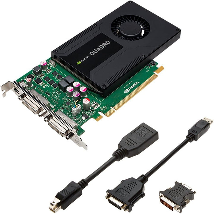 NVIDIA Quadro K2000D - Grafikkarten - Quadro K2000D - 2 GB GDDR5 - PCIe 2.0 x16 2 x DVI, Mini Displa