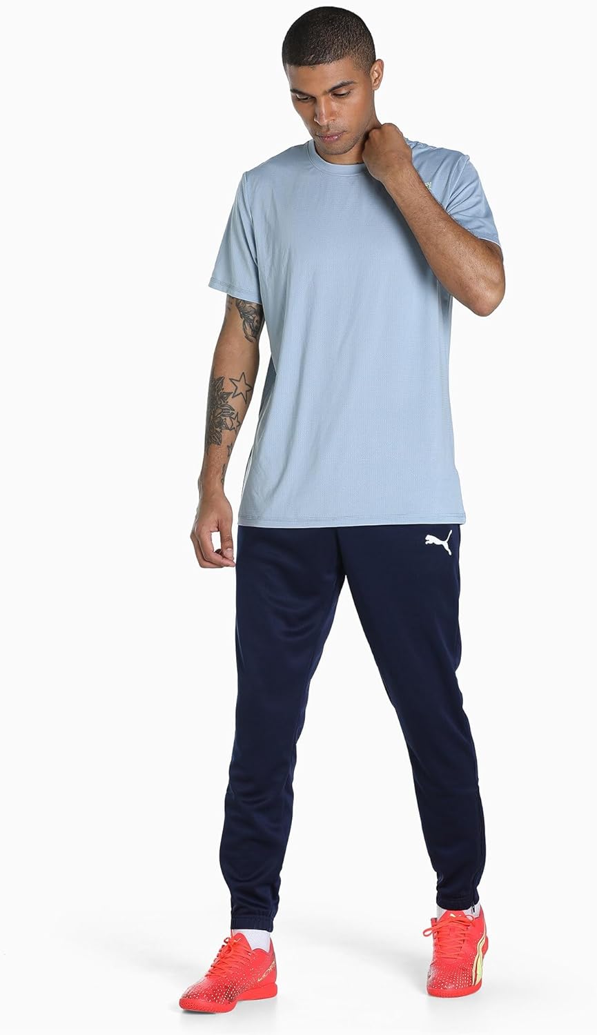 PUMA Herren Jogginghose Teamrise Poly Training Pants, Blau