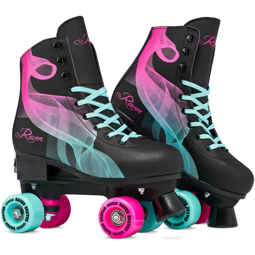 Raven Verstellbare Rollschuhe Roller Skates Trista/Serena - Kugellager Carbon Abec7 - SAS - Shock Ab