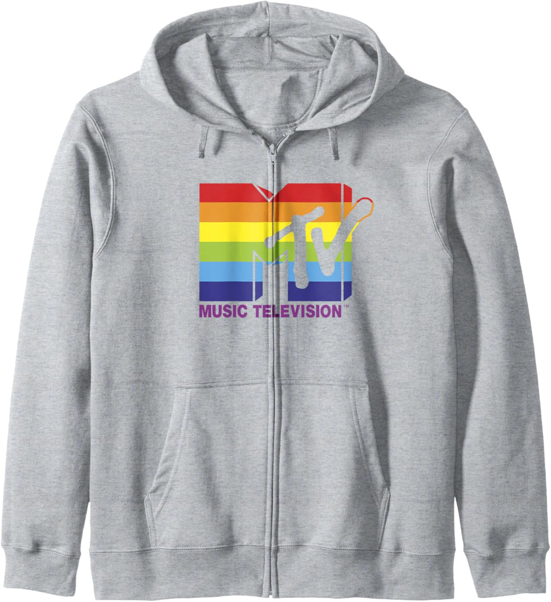 MTV Rainbow Pride Logo Kapuzenjacke