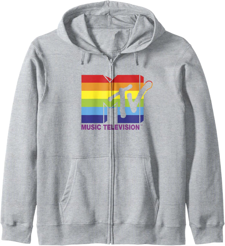 MTV Rainbow Pride Logo Kapuzenjacke