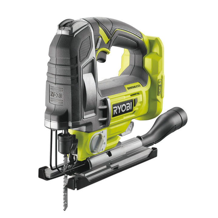 RYOBI 18 V ONE+ Brushless Akku-Stichsäge R18JS7-0 (Hublänge 25 mm, Schnitttiefe 135/10/10 mm Holz/St