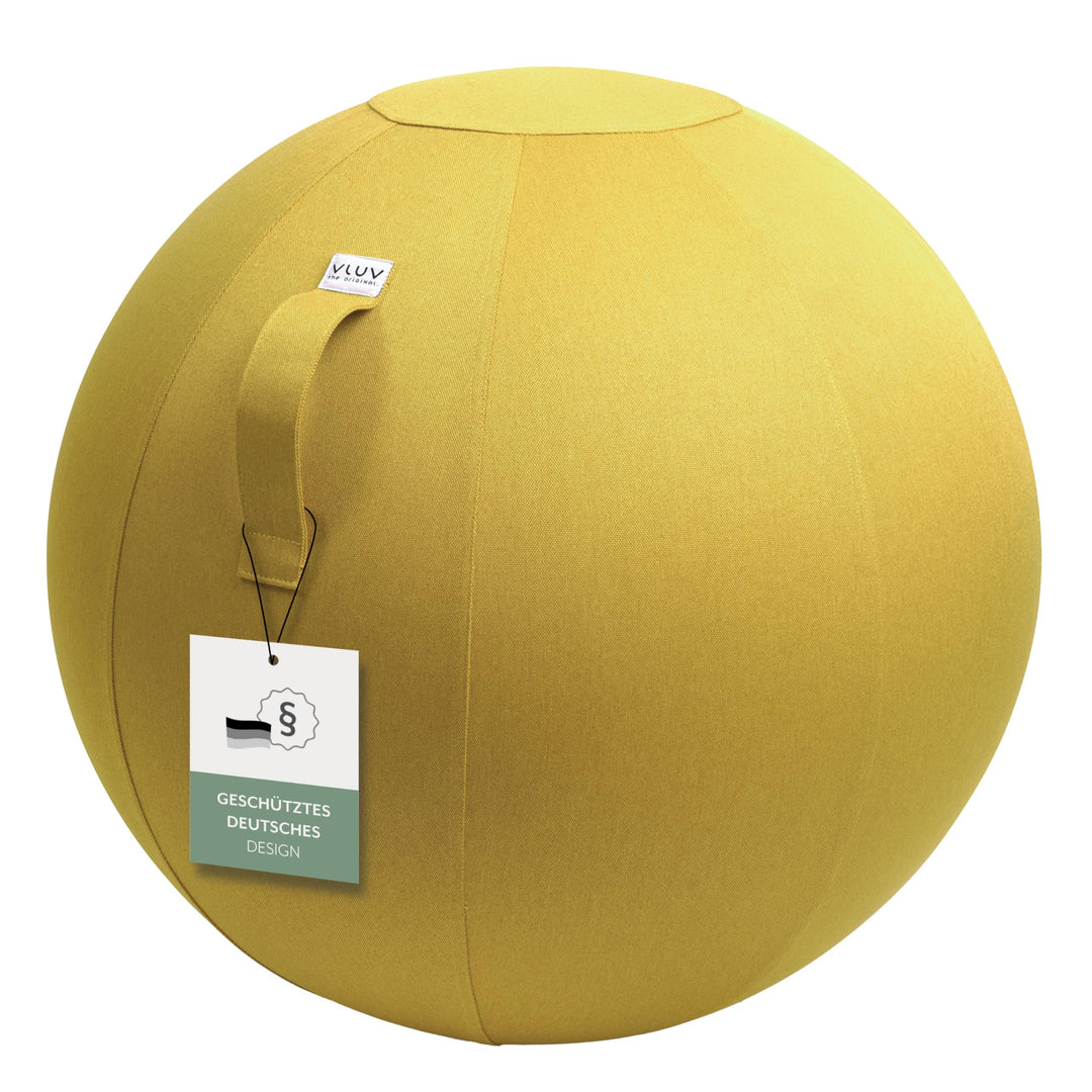 VLUV BOL LEIV Stoff-Sitzball, ergonomisches Sitzmöbel für Büro und Zuhause, Möbelbezugsstoff, robust