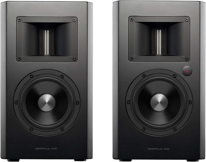 EDIFIER AIRPULSE A200 - 2.0 Studiomonitore (130W) mit Bluetooth V5.0 (aptX), Bändchen-Hornhochtöner