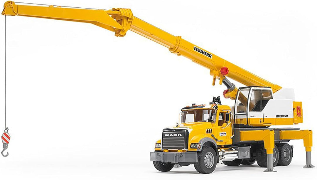 bruder 02818 - Mack Granite Liebherr Kran-LKW - 1:16 Fahrzeuge Kranwagen Baufahrzeug