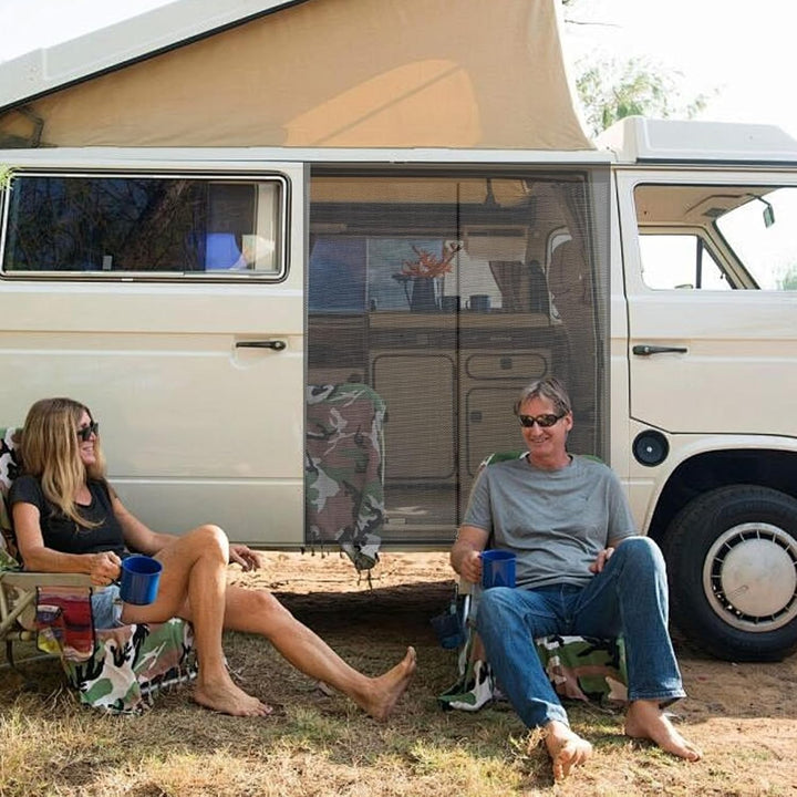 HAMON Auto Seitentür Schiebetür Insektennetz Moskitonetze Ersatz für VW T6 Outdoor Camping Auto Anti