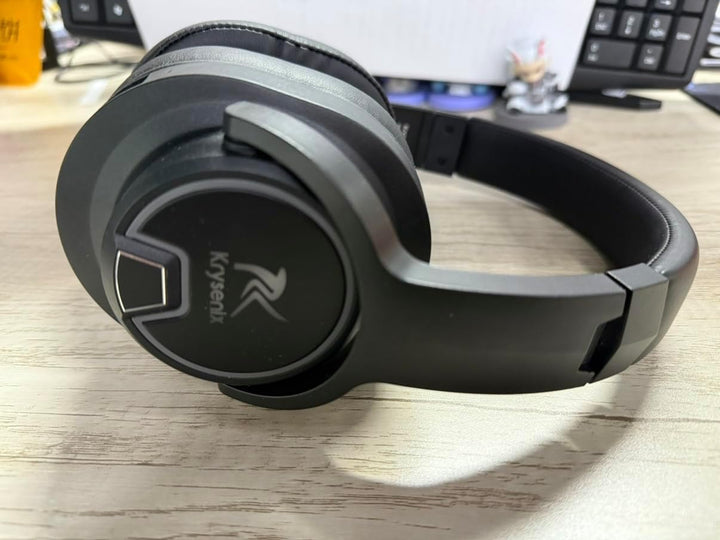 Krysenix PG4 RGB kabelloses Gaming-Headset für PS4, PS5, PC - 2,4 GHz 7.1 Surround Sound, Gaming-Kop