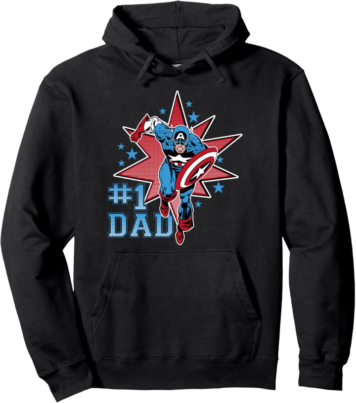 Marvel Captain America #1 Dad Pullover Hoodie