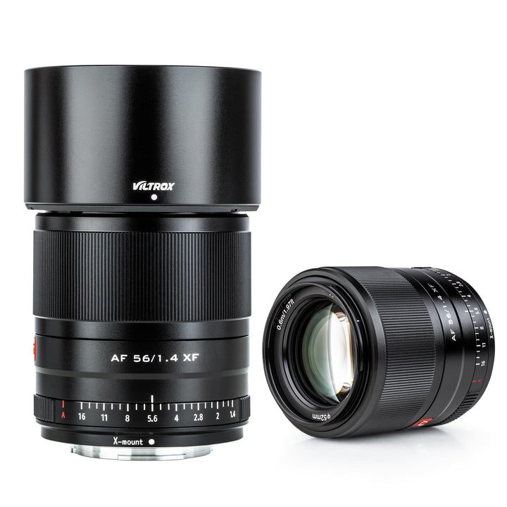 VILTROX AF 56mm f1.4 XF Prime Objektiv für Fuji X Mount X-E3 X-PRO3 X-A7 X-T4 X-T30 X-T200,(Festbren