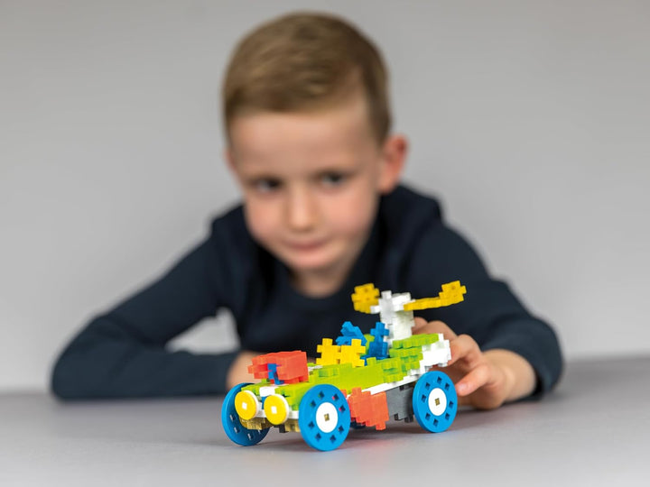 Plus-Plus Animals 9607011 Kreativ-Bausteine, Fahrzeuge Set, PlusPlus Go, Geniales Konstruktionsspiel