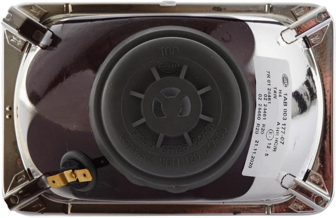 HELLA - Halogen-Scheinwerfereinsatz, Hauptscheinwerfer - 12/24V - Referenzzahl: 12.5 - Einbau - link