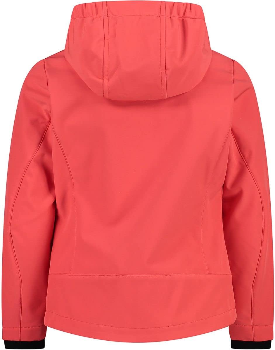 CMP Kinder Softshell Hoodie Jacke Softshelljacke Outdoorjacke 116 Red Kiss, 116 Red Kiss