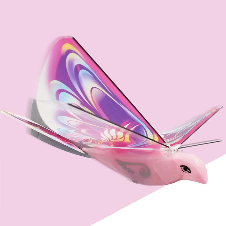 Srliya Elektronischer Fliegender Vogel, Fliegendes RC-Vogelspielzeug, 2,4 GHz, USB-Aufladung, LED, B