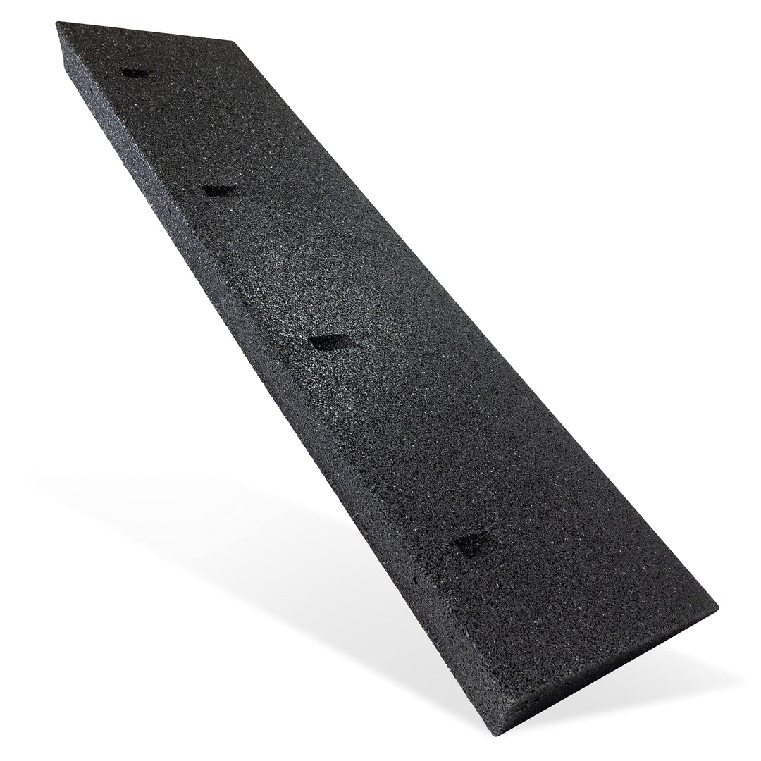 HASKYY Bordsteinrampe Gummi schwarz I Breite: 100 cm I Höhe: 70 mm I Rampe Gummikeil Rollstuhlrampe
