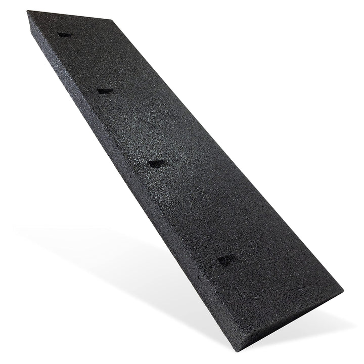 HASKYY Bordsteinrampe Gummi schwarz I Breite: 100 cm I Höhe: 70 mm I Rampe Gummikeil Rollstuhlrampe