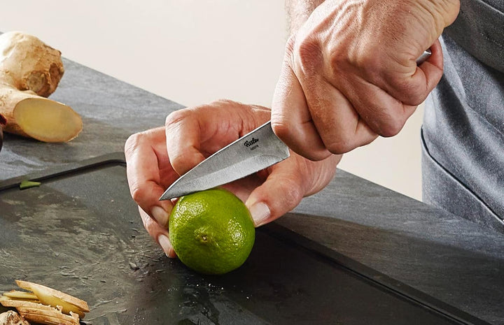 Fissler Essential/Edelstahl-Kochmesser (18 cm) Universal-Messer, rostfrei, Spülmaschinen-geeignet, A
