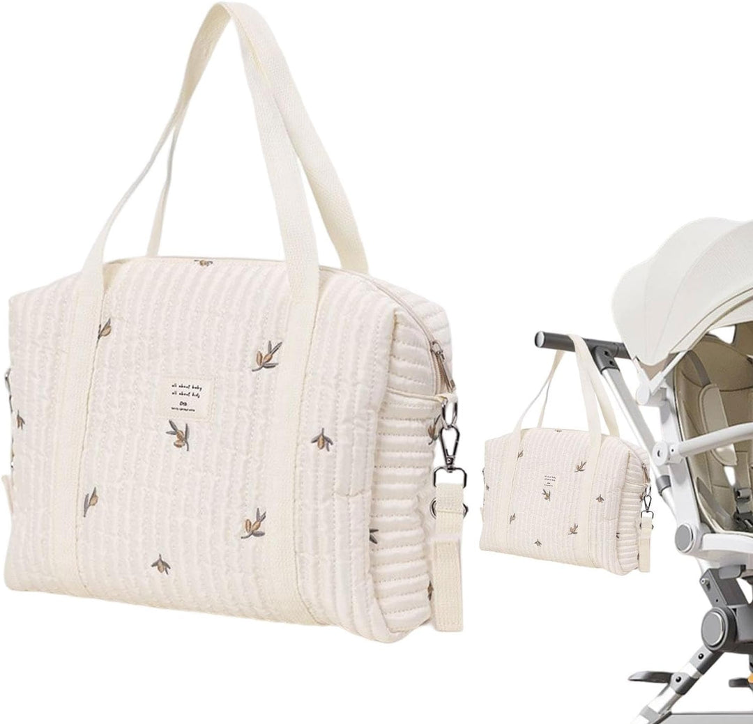 Wickeltasche Tragetasche | Wickeltasche Baumwolle Mit Stickerei | Tragetasche Henkeltaschen Tragbare