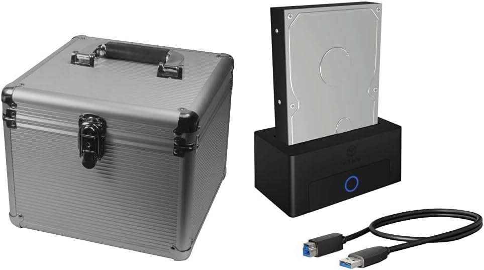 LogiLink UA0193 Schutzgehäuse 10-Festplattenlaufwerke 8,9 cm (3,5 Zoll) & ICY Box HDD/Festplatten Do