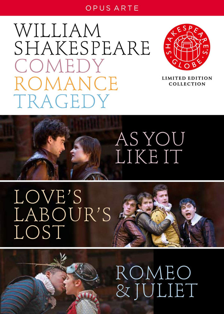 William Shakespeare - Comedy/Romance/Tragedy, DVD