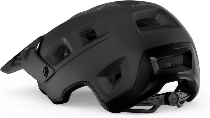 MET Fahrradhelm Terranova Black 2020 Schwarz L, Schwarz L