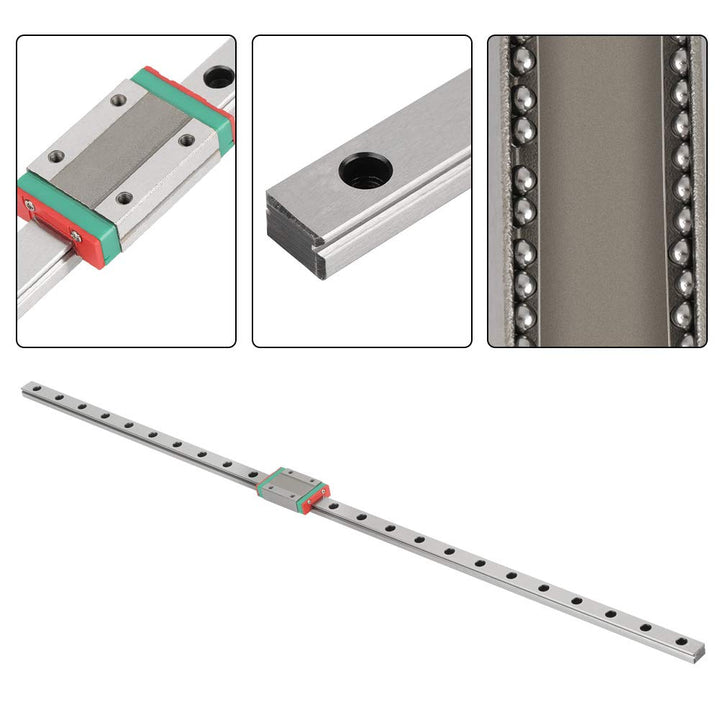 MGN12H 600mm Linearführungsschiene Schlittenwagen CNC-Fräser mit Gleitblock, Linearführungsblock für