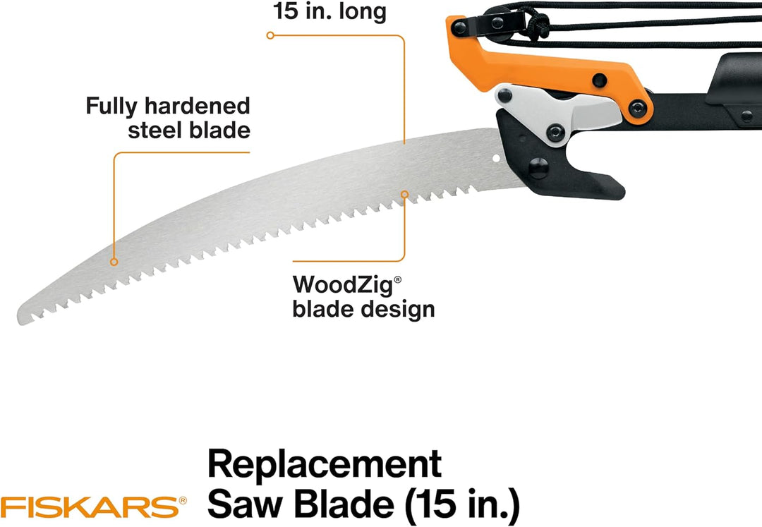 Fiskars 93336966K 15 Zoll Ersatzsägeblatt (9333), Silber