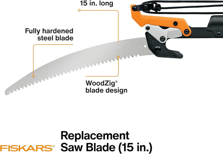 Fiskars 93336966K 15 Zoll Ersatzsägeblatt (9333), Silber