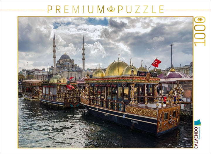 CALVENDO Puzzle Hafen in Istanbul 1000 Teile Lege-Grösse 64 x 48 cm Foto-Puzzle Bild von Rico Ködder
