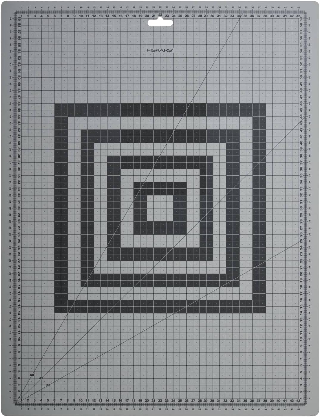 Fiskars A2 Schneidematte, 45 cm x 60 cm, Schnittfest, 1003895 A2: 45 x 60 cm Single, A2: 45 x 60 cm