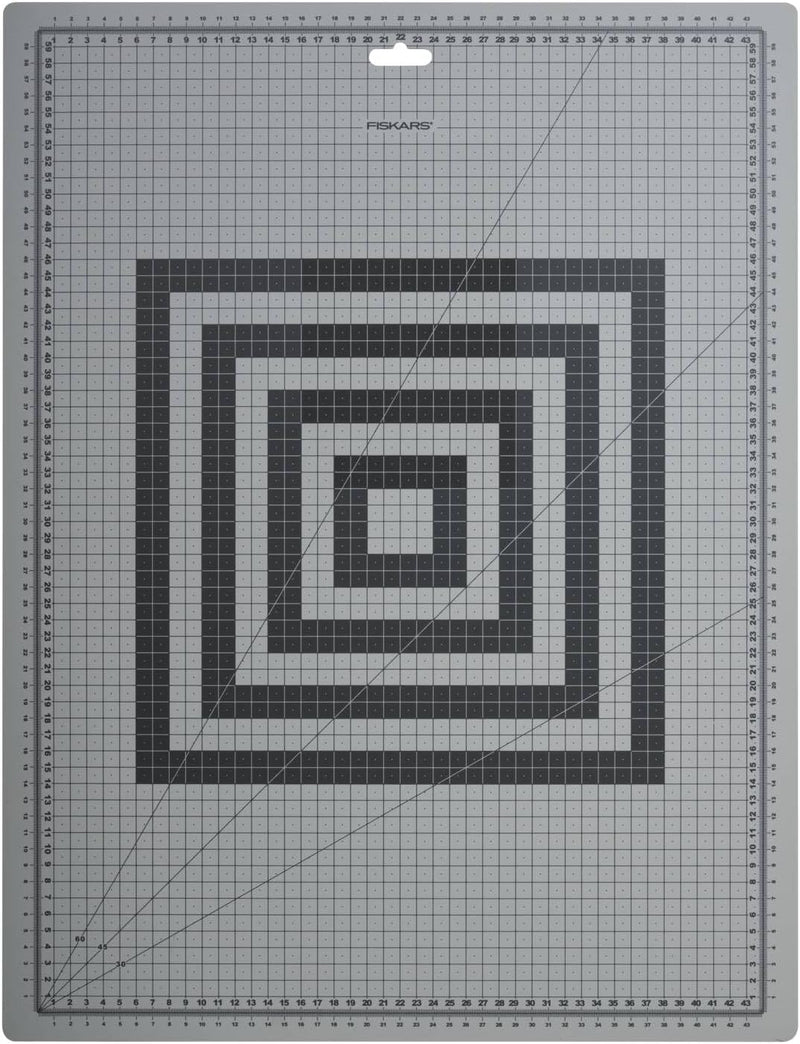 Fiskars A2 Schneidematte, 45 cm x 60 cm, Schnittfest, 1003895 A2: 45 x 60 cm Single, A2: 45 x 60 cm