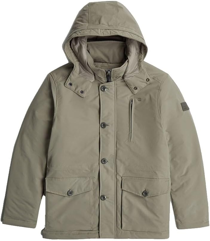 G-STAR Herren Vodan Padded Hooded Jacket XS Beige (elephant skin D26403-D908-G106)