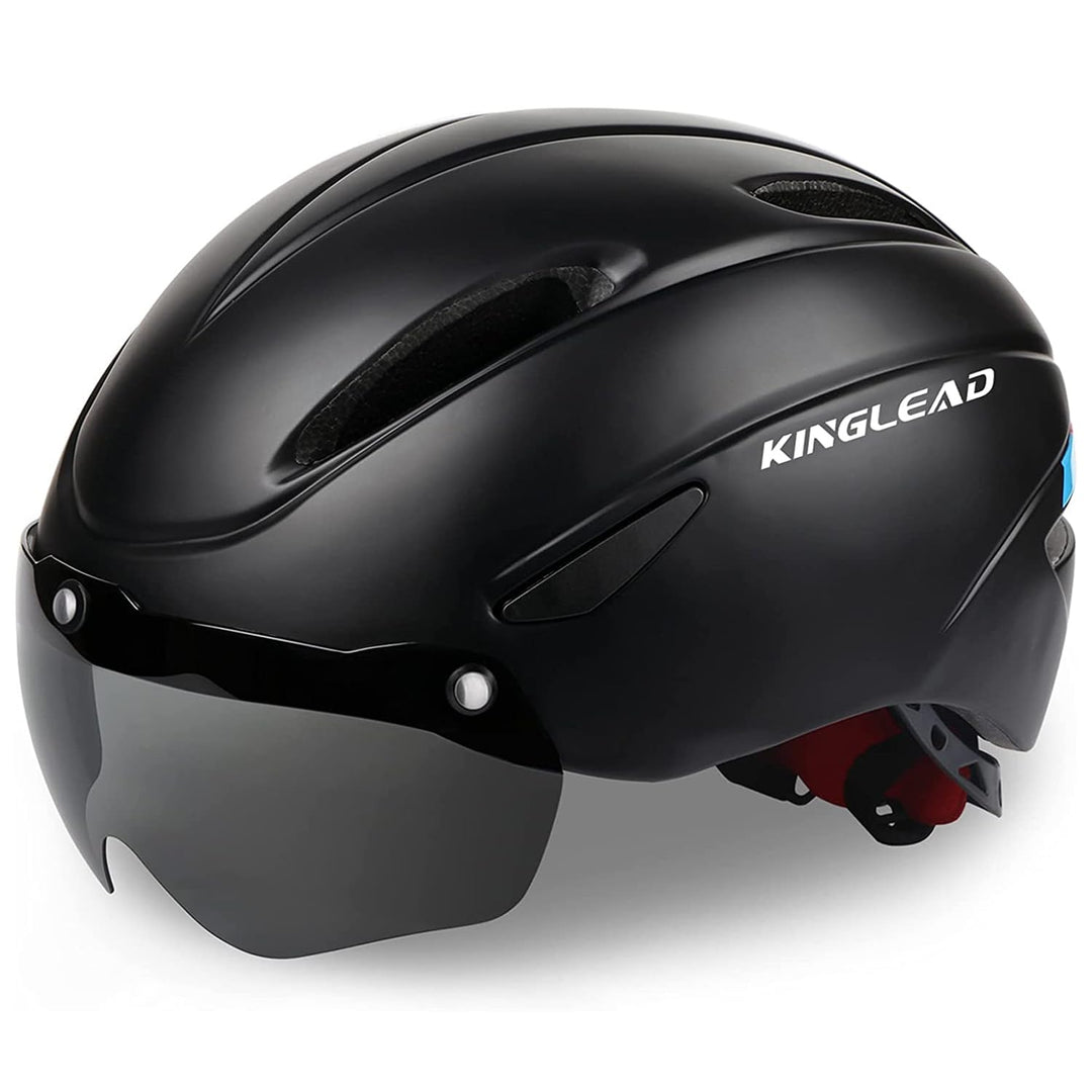 Fahrradhelm Herren Damen mit Abnehmbarem Magnetischem Visier, Ultraleichter Verstellbarer Bike Helm,