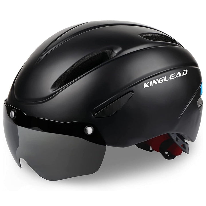 Fahrradhelm Herren Damen mit Abnehmbarem Magnetischem Visier, Ultraleichter Verstellbarer Bike Helm,