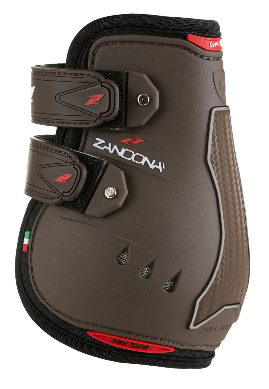 Zandonà Carbon Air Active Fit Fetlock Schutzgamasche für Pferde L Braun, L Braun