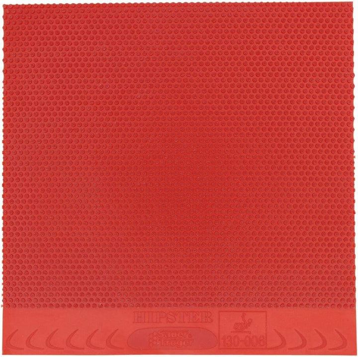 Sauer &Tröger Tischtennis Belag Halb Lange Noppe | Hipster | Rot, Schwarz | 1,1 1,5 1,9 Schwarz 1,1