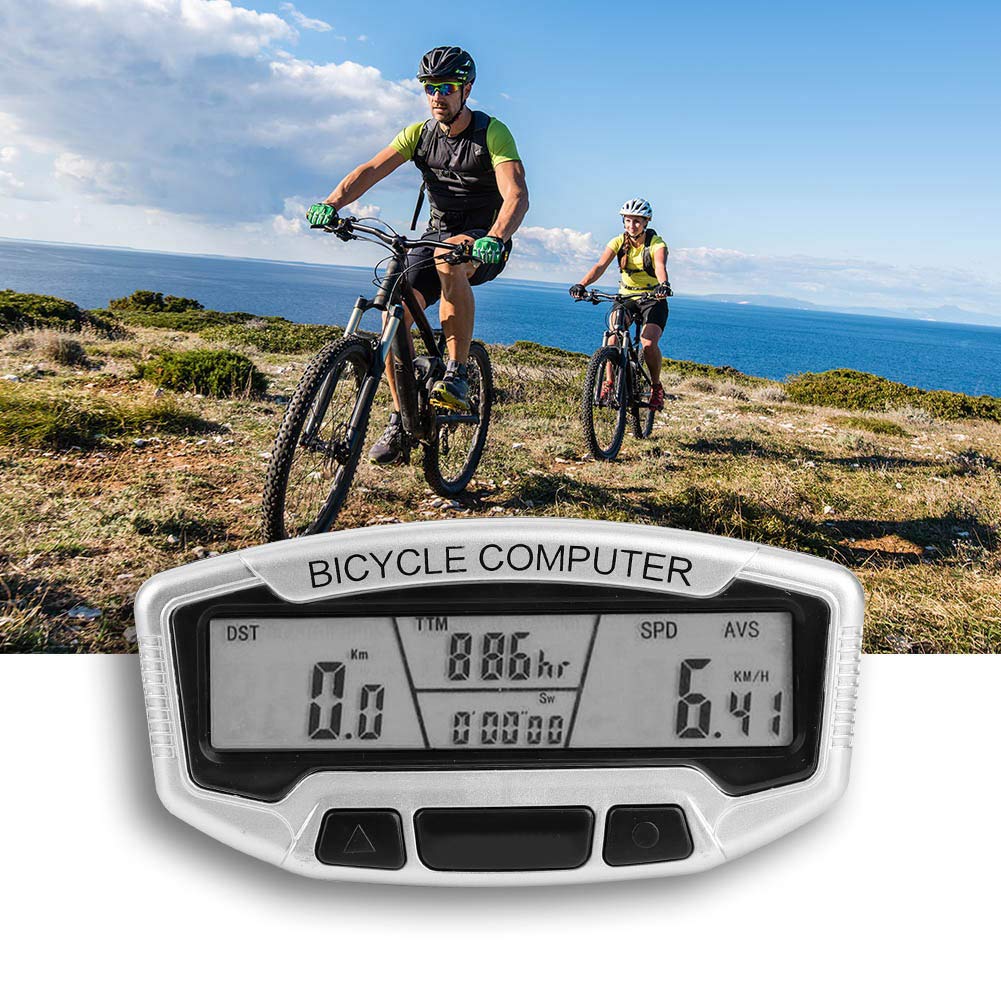Wasserdichter Kabelgebundener Fahrradcomputer-Kilometerzähler für den Aussenbereich, Leichter Fahrra