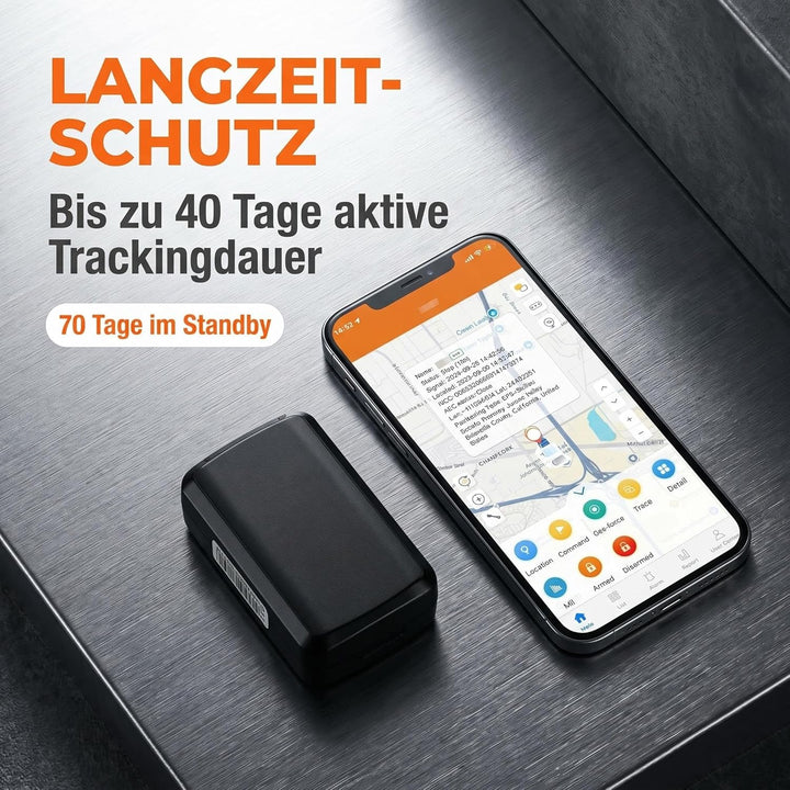 LMHOME GPS 4G Langzeit GPS-Tracker Power Finder für Oldtimer, Auto, Fahrzeuge, Boote, Anhänger und m