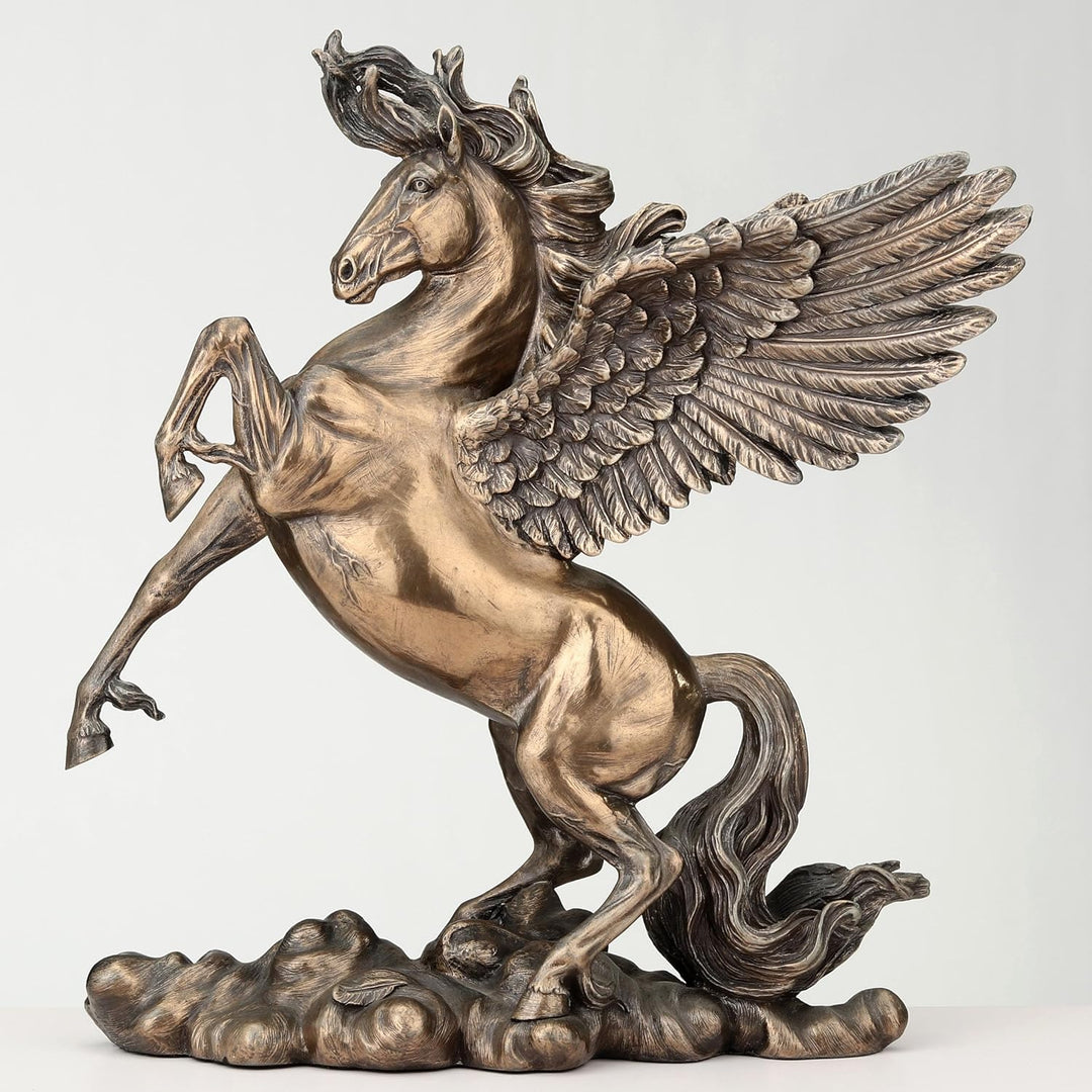 braunen Finish geflügelten Pferd Pegasus Statue Amazing Detail