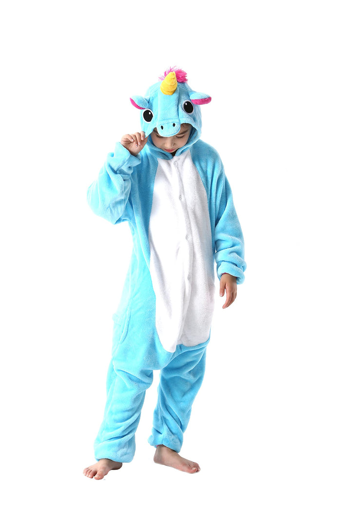 DarkCom Tier Kostüm Onesie Kinder Weihnachten FaschingsKostüm Cosplay Anime Schlafanzu Nachtwäsche X