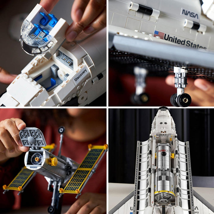 LEGO Icons NASA-Spaceshuttle "Discovery" Raumschiff, Rakete, Set für Erwachsene 10283 Single, Single